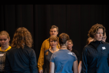 Samling av deltakere på fagdag i krets Telemark